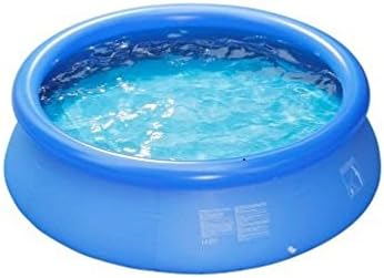 8ft wide round kids childs garden inflatible paddling pool. Large quick set deep water inflatable pool