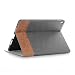 Produktbild Sixcup® Smart Soft Leather Cross Stripe Stand Tablet Case Cover Hülle für iPad Air 10.5 Inch Case Shell Slim Abdeckung mit Auto Sleep/Wake 2019 (Gray)
