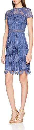 Chi Chi London Women's Rima Party Dress, Blue (Blue Bl), 8 (Manufacturer Size:8)