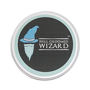 Well Groomed Wizard Beard Wax For Men, Strong Hold Moustache and Beard Wax, beeswax & lemon - 15ml - Image 2