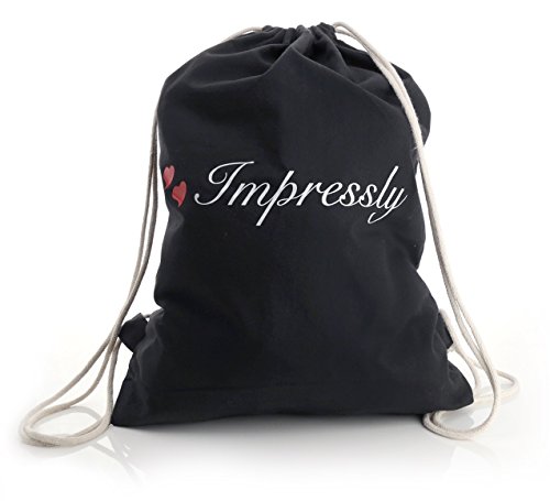 Preisvergleich Produktbild Impressly City Bag - Turnbeutel Schwarz / Black