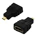Produktbild Handycop® Micro HDMI auf HDMI Adapter - HDMI Buchse (19pol) auf Mikro HDMI Stecker - Audio Rückkanal - Kontakte vergoldet