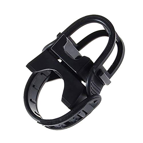 Preisvergleich Produktbild Hemore Universal-Taschenlampe Fahrradhalterung Einstellbare Gute Flexibilität Fahrrad-Fackel-Halter-Fahrrad-Beleuch... Halterungen Zubehör (Schwarz) Hohe Qualität, praktisch, die Sie verdient haben