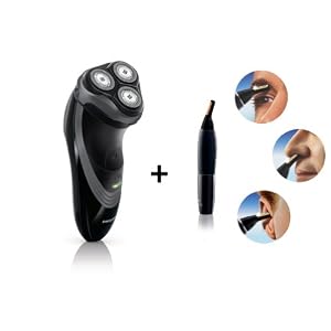 Philips Shaver 3000 PowerTouch PT727 - Men's shavers (Foil, Black, Battery, Lithium-Ion (Li-Ion), 3 min, Wired/Wireless) - Image 2