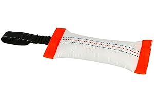 Kerbl Pet Training dummy with loop, white/orange, 30x8,5cm