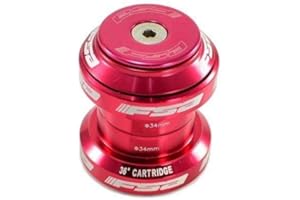 FSA Orbit MX 1-1/8Inches Threadless MTB Road Headset with Top Cap , Red , NO.20 , XTE1509