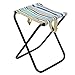 Produktbild LIPAI Klappstuhl Fischenstuhl Falten Mini Multifunktions Bequeme Tragende Zug Erwachsenen Klapphocker Skizzieren Mazar Art Malerei Stuhl Blau 24 * 26 * 30 cm