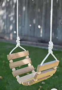 Dream Decor Outdoor Wooden Hanging Swing Set Jhula for Home