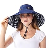 Plegable con visera, tomar en cualquier lugar: Con forma de borde con cable flexible, usted puede en cualquier estilo que usted desee. este plegable sunhat le permiten rollo hasta en un tamaño compacto en su bolso o maletín y tomar en cualquier lugar