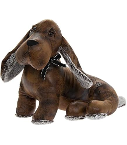 Lesser & Pavey Black Bling Doggy Doorstop Stylish Hoe Office Decor