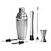 Produktbild Wokee Cocktailshaker Edelstahl,Cocktail Bar Set 6pcs Bar Zubehör Bartender Werkzeug Mixer Drink Bar 750 ml Milchshaker/Eiweißmixer mit starken