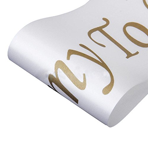 iLoveCos Babydusche Mummy To Be Schärpe Baby dusche Party Baby Flaschen Masken Photo Booth Props Neugeborene Dame Girl Partydekoration (it’s a girl) - 8