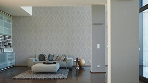 A.S. Création Vliestapete Elegance 2, Mustertapete, klassisch, elegant, beige, grau, 936773 - 3