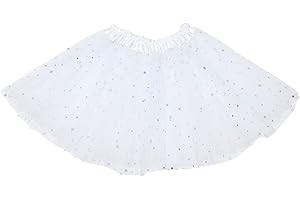 Ruiuzioong Ragazze a Strati Stelle Paillettes Tutu Gonna Principessa Balletto Abito da Ballo