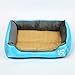Produktbild FDBF Summer Mat Kennel Mat Pet Mat Candy Color Square Nest Ice Pad In The Large Dog Universal Nest Blue L
