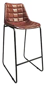 Industrial Furniture Iron Bar Stool (Brown)