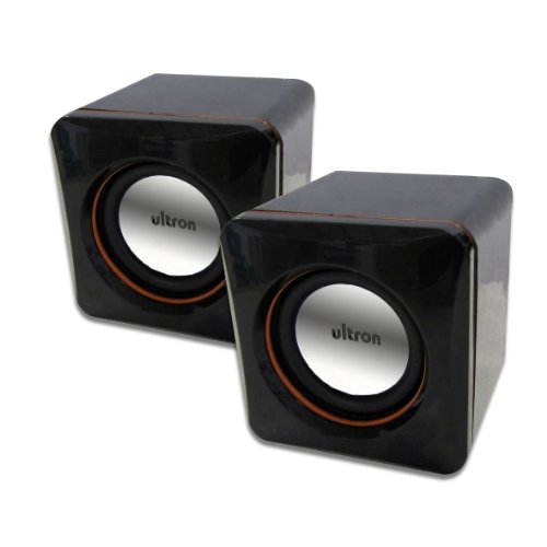 Preisvergleich Produktbild ultron Mini Cubes 2.0 schwarz, 2.0 PC-Lautsprechersystem