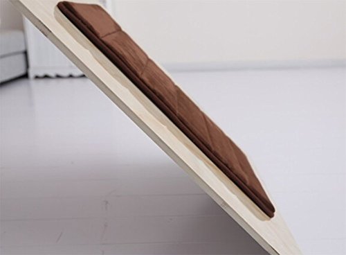 Nikgic Memory Foam Rutschfeste Teppich Saugfähige Badteppich Badvorleger Badematte Anti Rutsch Matte für Schlafzimmer Küche Flur Tür (Kaffee) - 6