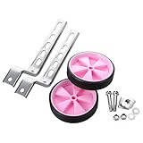 wivarra Bicycle Stabiliser Training Wheels Universal Stabiliser Wheel for Kids Bike 12''-20'' (Pink)
