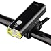 Produktbild Bike Lights USB Aufladbare LED Vorne mit Power Bank Funktion für Mountain Fahrrad Licht Scheinwerfer, v9c400 Black Plastic Support -2500mah, Einheitsgröße