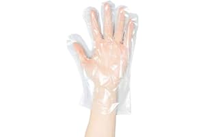 NOVAGO Gants plastiques transparents et jetables (100)