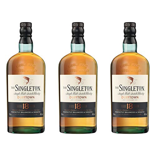 Singleton Of Dufftown 661597 - Lote de 3 Botes de Whisky (40%, 700 ml)