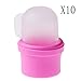 V-EWIGE 10PCS Fashion Women Nails Wearable Nail Soak Soaker Polish Remover Acrylic Gel Manicure Art Set