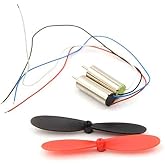 DollaTek 5 Adet RC Helikopter 720 Motor+10 Par&ccedil;a Pervane Modeli U&ccedil;ak Ultra Y&uuml;ksek Hızlı G&uuml;&ccedil;l&uuml; Manyetik B&uuml;y&uuml;k Tork &Ccedil;ekirdeksiz
