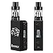 Produktbild E Cigarette Shisha Zigarette Starterset,TC(Temperaturregelung)200W Mod Box mit 18650 Batterie 4000mAh Akku,Verdampfer Elektrische Zigaretten Kit,ohne Nikotin&E Liquid aroma (Schwarz)