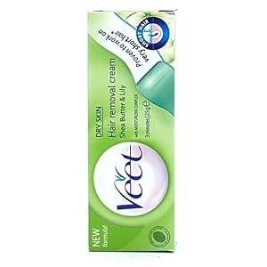 Veet Hair Removal Cream Dry Skin for Under Arms, Legs & Bikini 25g TWENTY FOUR PACK - Image 3