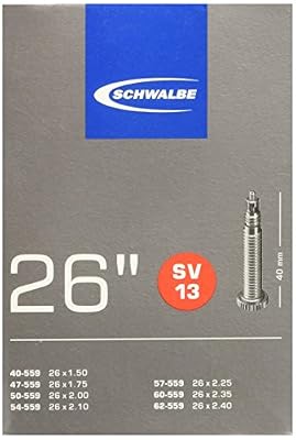 Schwalbe Chambre à air 26x1.5-2.5 Valve Presta SV13 Noir