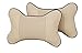 Produktbild Blue Vessel 2 PCS-Reisen-Auto-Sitz-Kopf-Hals-Rest-Kissen-Auflage-Kopflehnen -Kissen (Beige)
