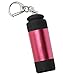 Produktbild DaoRier Schlüsselanhänger Taschenlampe Mini-USB Aufladbare LED-Taschen-wasserdichte LED-Schlüsselanhänger 1pcs Wassermelonenrot