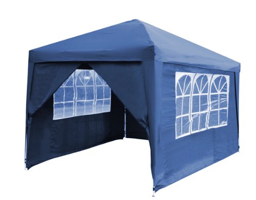 Carpa Plegable Económicas 3m x 3m con Paredes y Puerta Azul