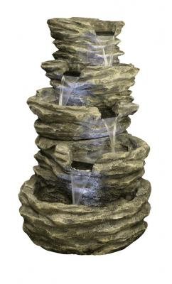 Mehrstufiger Brunnen mit Beleuchtung - 5