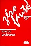 Image de Zéro faute, niveau 2, professeur, édition 1992