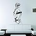 Produktbild qwerdf Wall Sticker Neymar Wall Mural Vinyl Decal Sticker Decor Shades Girl Handschellen Submissive Sex Art Removable Decals 141 * 58cm