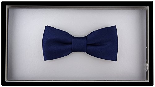 TigerTie Kleinkinder Baby Fliege einfarbig mit Gummizug 29 bis 40 cm Halsumfang verstellbar + Aufbewahrungsbox - 3