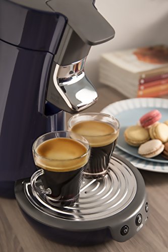 Philips Senseo HD7825/46 Viva Café Kaffeepadmaschine, 1450 W, Kalkindikator, brombeerblau - 5