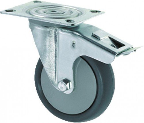 Preisvergleich Produktbild Lenkrolle mit Doppelstop LCW TPK 125 KDS-N