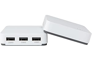 LOYALTY-SECU USB 2.0 Network WiFi Print Server for Multiple USB Printers White
