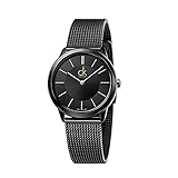 Calvin Klein Damen Analog Quarz Uhr mit Edelstahl Armband K3M22421