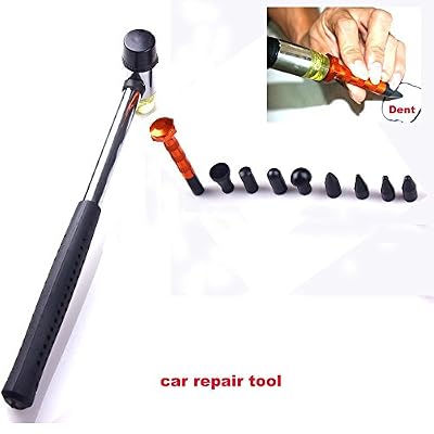 Super PDR Kit de débosselage sans peinture 10 pièces avec marteau et embouts