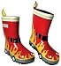 Produktbild 3-D Gummistiefel Naturkautschuk - Feuerwehr - Gr. 29 - Kinder / Regenstiefel Matschstiefel Auto Feuerwehrauto