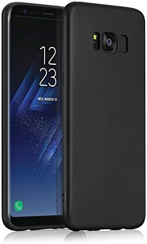 Samsung Galaxy S8 Plus Case, Wonanse Ultra-thin Luxury Scrub Shock Resistant Soft Gel TPU Silicone with [Scratch resistant] [Drop protection] Silicone Hybrid Defender Protective Case Cover for Samsung Galaxy S8 Plus [6.2inch] Black