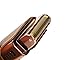 Kemei 2 in 1 Leather Case Men Electric Shaver Reciprocating Rechargeable and Cordless Razor Vintage km-5600 Coffee