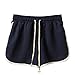 Produktbild Damen Shorts,Sannysis Mode Frauen Dame Sommer Sport Shorts Strand Kurze Hosen Retro Shorts Yoga Shorts (L, Marine)