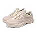 Produktbild MISS&YG Herren-Sportschuhe Mesh-Schuhe Lässig Atmungsaktive Wanderschuhe,Beige,44