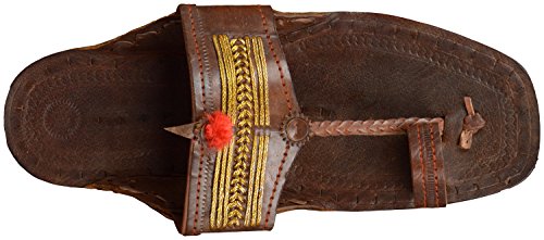Kolapuri Centre Men's Leather Kolhapuri