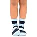 TeeHee (Naartjie) Kids Boys Basic Cotton Crew Socks 6 Pair Pack (3-5 Years, Rugby Stripe)